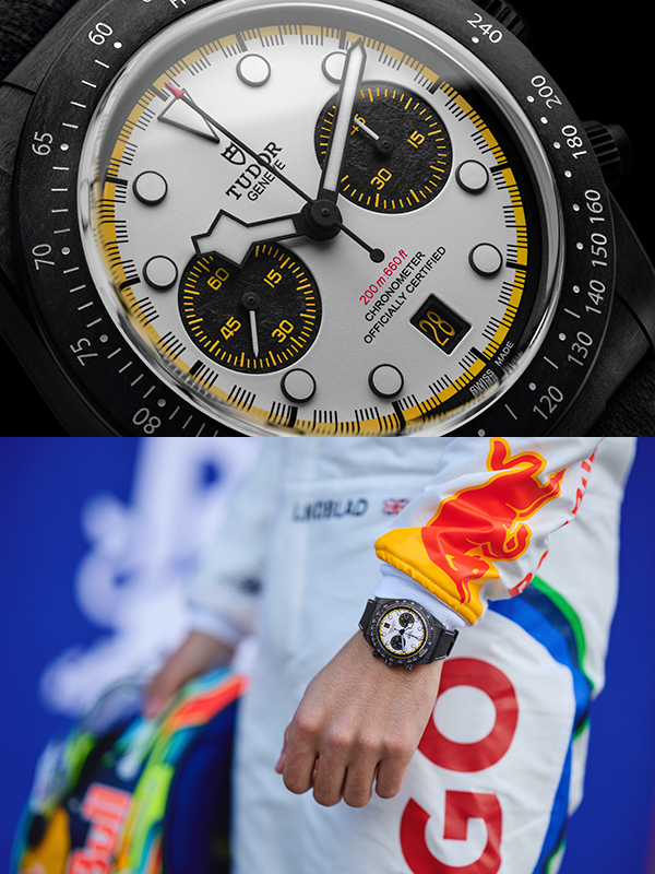TUDOR(チューダー) 2026新作 F1マシンにオマージュを捧げる新作。チューダー「ブラックベイ クロノ “カーボン 26”」