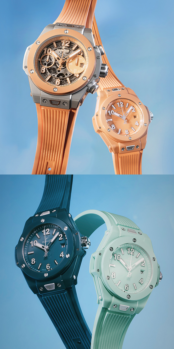 HUBLOT(ウブロ) 2026新作 HUBLOT SUMMER：パステルセラミックの芸術。ウブロ「ビッグ・バン サマー」＆「ビッグ・バン セラミック」コレクション