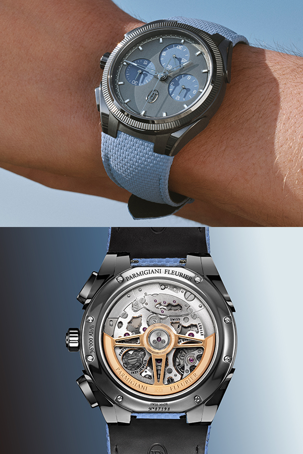 PARMIGIANI FLEURIER(パルミジャーニ・フルリエ) 2026新作 パルミジャーニ・フルリエ「トンダ PF スポーツ クロノグラフ ウルトラサーメット ミネラルブルー」