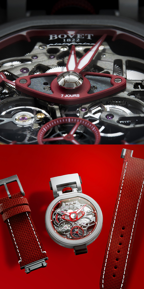 BOVET(ボヴェ) 2026新作 ボヴェとピニンファリーナ、新作「アペルト 1 ロッソ」を発表。イタリアン・レーシングレッドをまとった新たな表現が、東京・銀座「アートインタイム」のグランドオープンを彩る