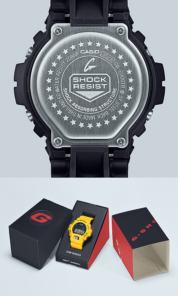 G-SHOCK(ジーショック) 2025新作 「DW-6900」シリーズ誕生30周年を記念した“G-SHOCK”。シリーズ初のカラーバリエーションモデルの色合いを再現