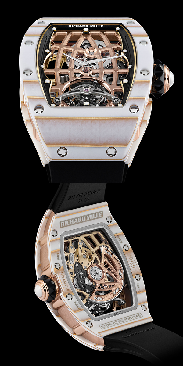 RICHARD MILLE(リシャール・ミル) 2025新作 リシャール・ミル「RM 74-02 オートマティック トゥールビヨン ゴールドクオーツTPT®」