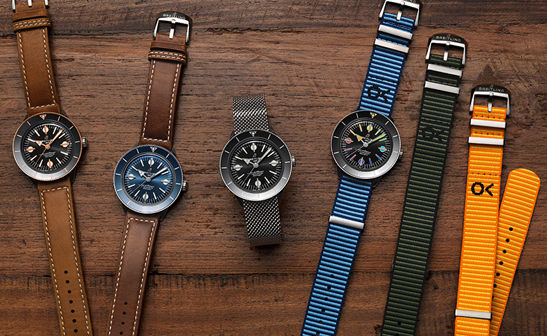 2020新作 1950~60年代のサーファーたちの自由闊達なライフスタイルへのトリビュート。ブライトリング「スーパーオーシャン ヘリテージ ’57」カプセルコレクション