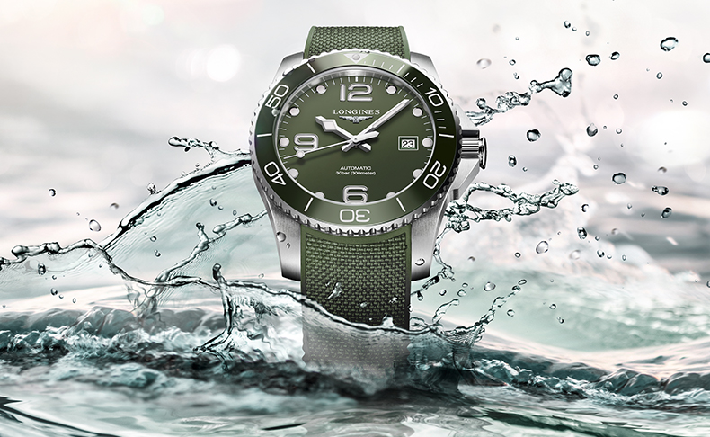 ロンジン「ハイドロコンクエスト」に新色グリーンが登場