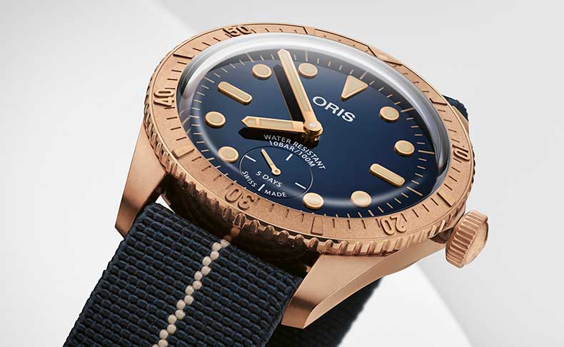 2021年新作 自社開発キャリバー401を最初に搭載した、カール・ブラシア財団とのコラボレーションモデル。オリス「カール・ブラシア キャリバー401 リミテッドエディション」