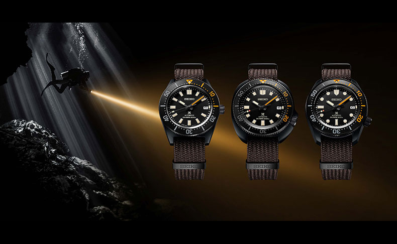 2022新作 「ナイトダイビング」をテーマにした、セイコー プロスペックス“The Black Series”の新作4モデルが登場
