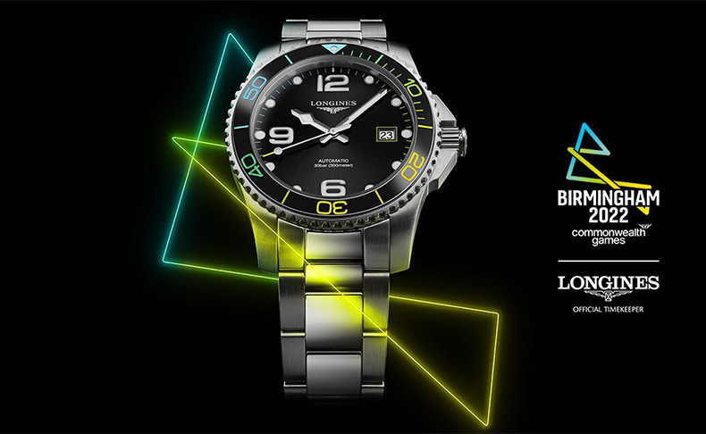 2022新作 アスリートを称える「ハイドロコンクエスト」限定モデル。ロンジン「ハイドロコンクエスト XXII Commonwealth Games」