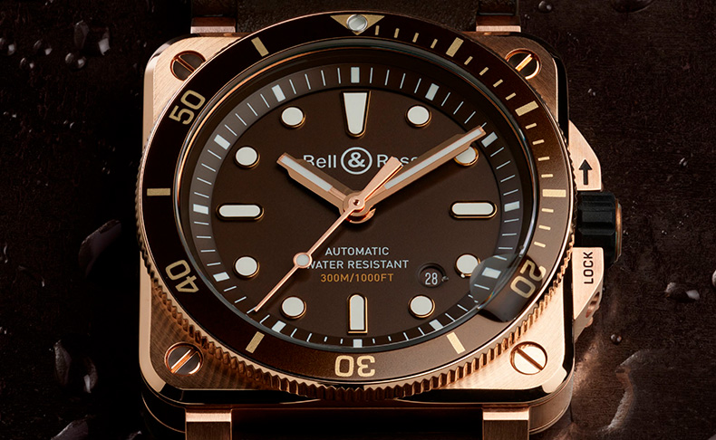 2022新作 ベル＆ロス「BR 03-92 ダイバー ブラウン ブロンズ」