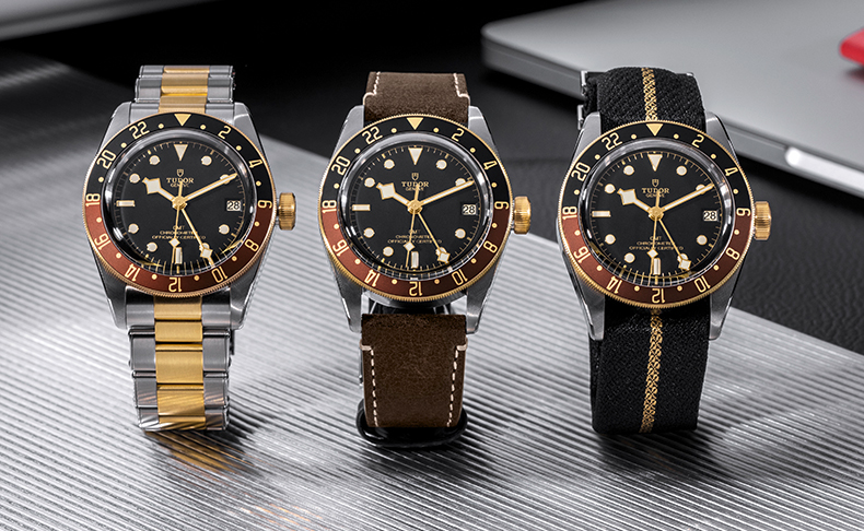 2022新作 チューダーのアイコンモデル「ブラックベイ GMT」に温かみのある配色とノスタルジックな佇まいが印象的なスチール＆ゴールドバージョンが登場