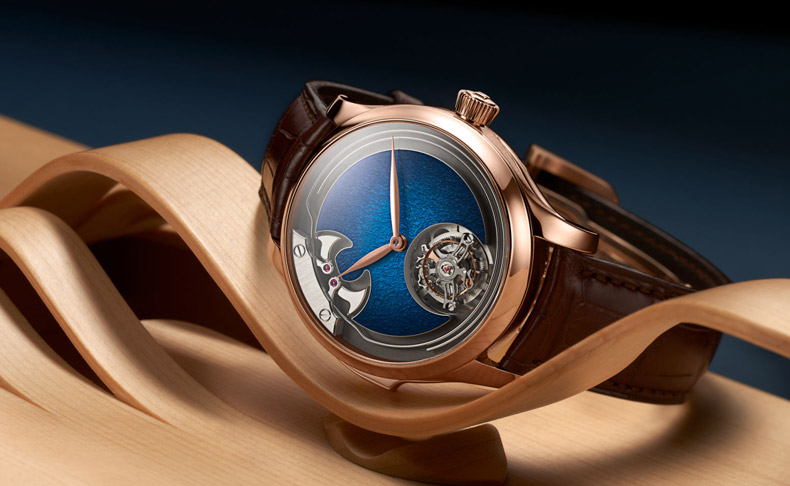 2022新作 現代的な魅力を備えた伝統の技。H.モーザー「エンデバー・コンセプト ミニッツリピーター トゥールビヨン アクアブルー」