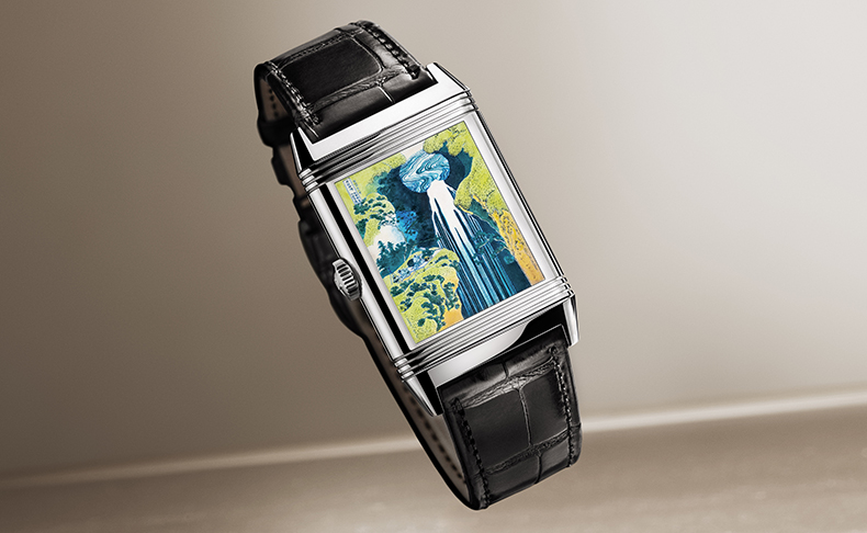 2022新作 ジャガー・ルクルト「レベルソ・トリビュート・エナメル - 葛飾北斎『木曽路ノ奥阿弥陀ヶ瀧』」を日本先行発表。伊勢丹 新宿店にてポップアップイベント開催