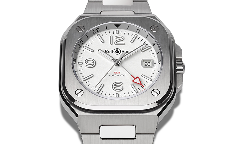 2022新作 気品ある旅人に向けた時計。ベル＆ロス「BR 05 GMT ホワイト」