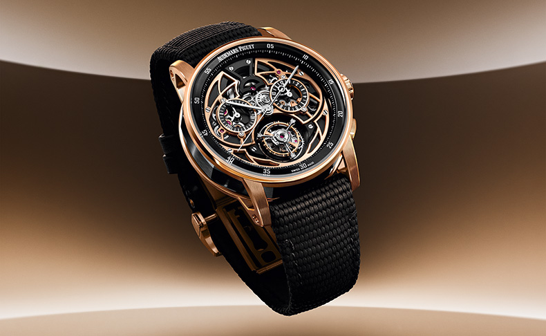 2022新作 ルミナスなコントラストが美しい。オーデマ ピゲ「CODE 11.59 バイ オーデマ ピゲ フライング トゥールビヨン クロノグラフ」