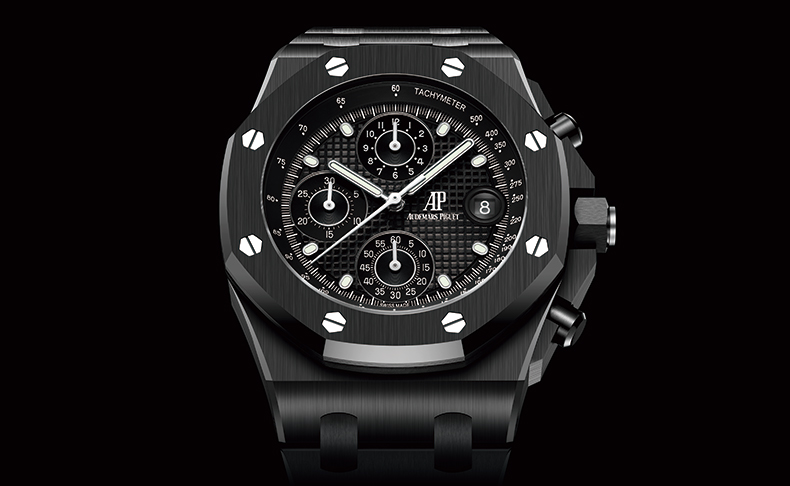 2023新作 オーデマ ピゲから新たに、初めてケースとブレスレットにブラックセラミックを採用した「ロイヤル オーク オフショア クロノグラフ」が登場