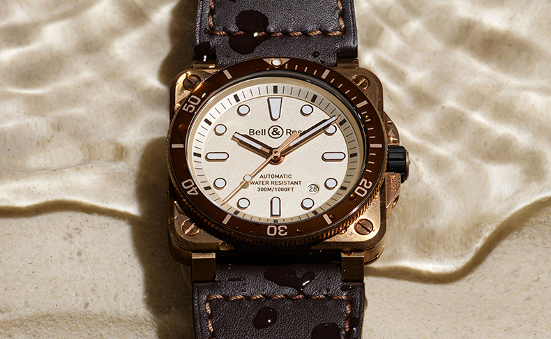 2023新作 深海の美しさ。ベル＆ロス「BR 03-92 ダイバー ホワイト ブロンズ」