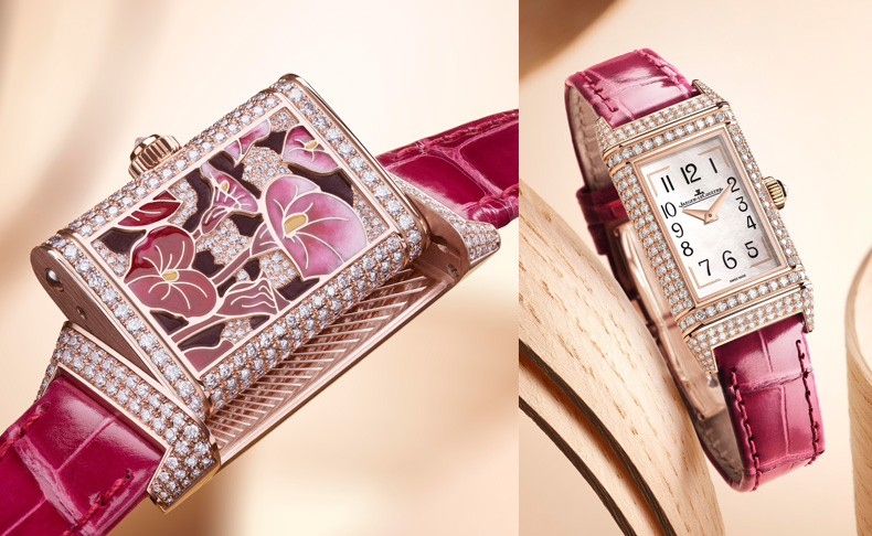 2021新作 花々の詩を讃える。メティエ・ラール®にスポットライトを当てた、ジャガー・ルクルト「レベルソ・ワン・プレシャスフラワーズ」