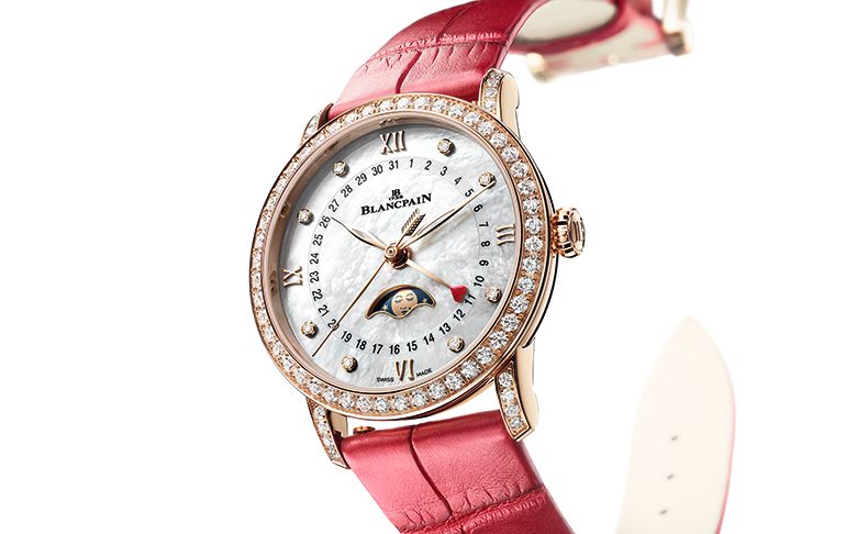 ブランパンが「ヴィルレ ウーマン デイト ムーンフェイズ」限定エディションで恋人たちを祝福