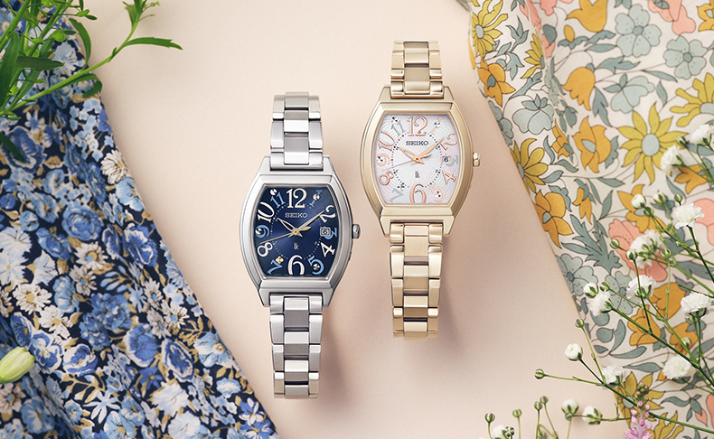 2026新作 セイコー ルキアより、英国発祥のリバティプリントを纏う特別な限定モデルが登場。軽やかなチタン製ソーラー電波のレギュラーモデルも同時発売