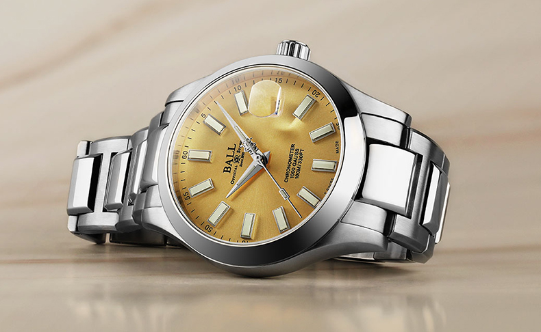 2026新作 確かな精度と信頼性を礎に、落ち着いた華やかさを纏う。ボール ウォッチ「エンジニア III マーベライト クロノメーター 40」にゴールドカラー文字盤が新登場