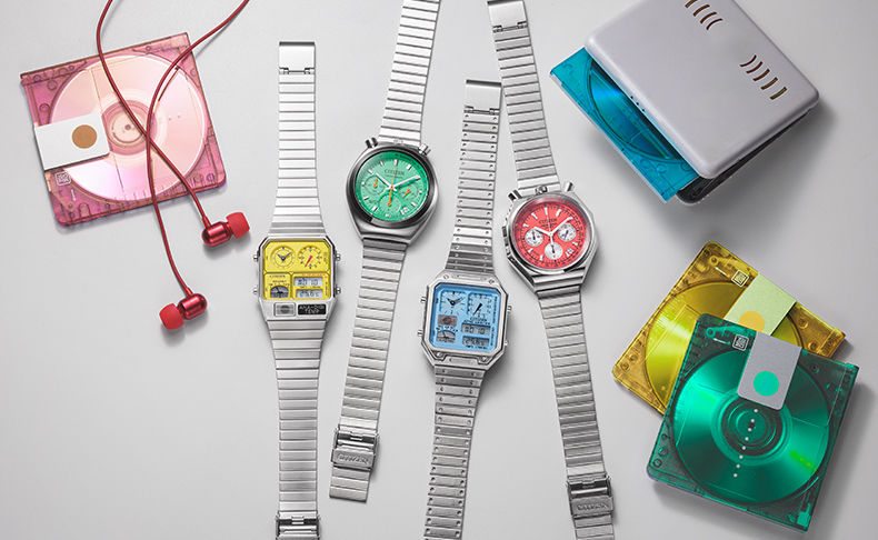 2026新作 「シチズンコレクション」、レトロフューチャーなデザインが人気のレコードレーベルからポップなカラーの限定モデルが登場!!