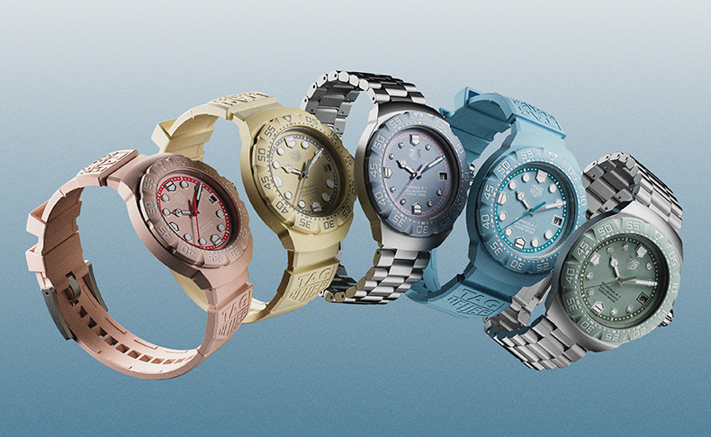 2026新作 多様なカラー、スピード、躍動感によって形作られてきたヘリテージを受け継ぐ「タグ・ホイヤー フォーミュラ1 ソーラーグラフ」にパステルシリーズが登場