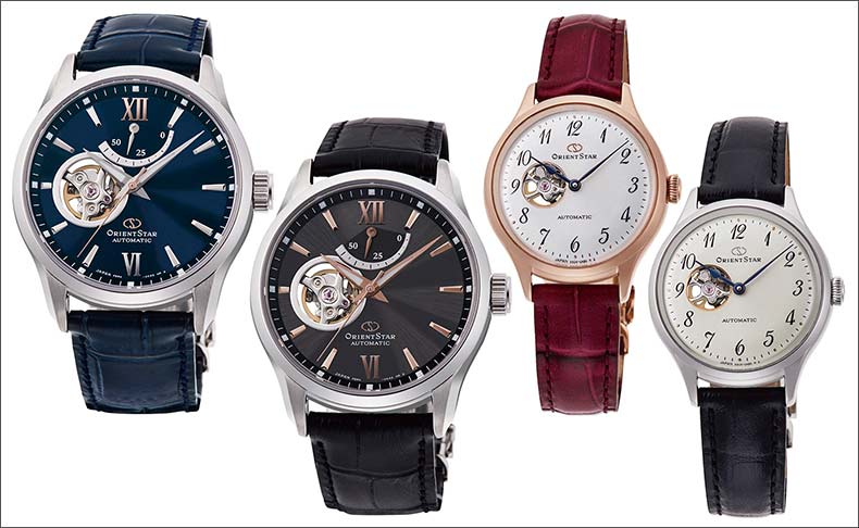 2019 新作 「ORIENT STAR」の人気モデル「セミスケルトン」と「クラシックセミスケルトン」レディース