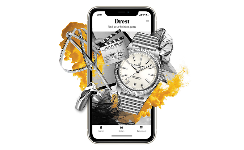 ブライトリング、DRESTとのパートナーシップを発表し、高級ファッションのインタラクティブな世界へ進出