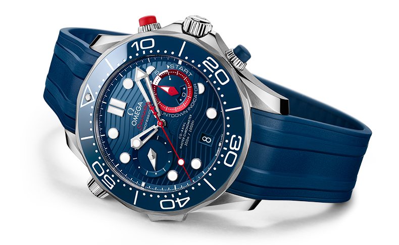2021新作 第36回アメリカズカップを記念し、新機能満載のクロノグラフを発表。オメガ「シーマスター ダイバー300M アメリカズカップ クロノグラフ」