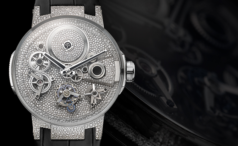 2021新作 煌めく美しい芸術作品。ユリス・ナルダン「スパークリング フリーホイール」