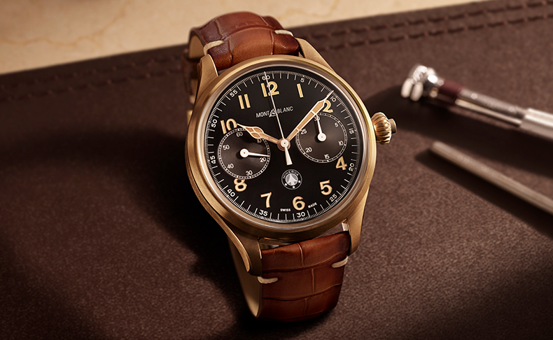 2021新作 モンブラン「1858 モノプッシャー クロノグラフ オリジンズ リミテッドエディション 100」