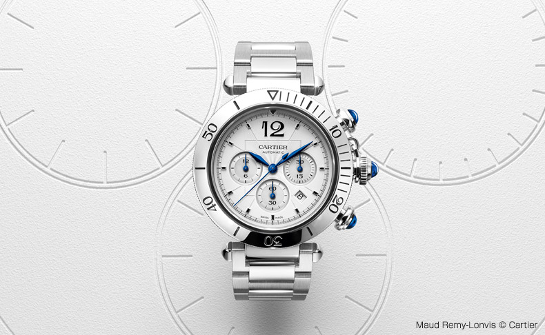 2021新作 カルティエの伝説となったウォッチに、フェミニンな30mmモデルとマスキュリンな41mmのクロノグラフモデルが登場。「パシャ ドゥ カルティエ」