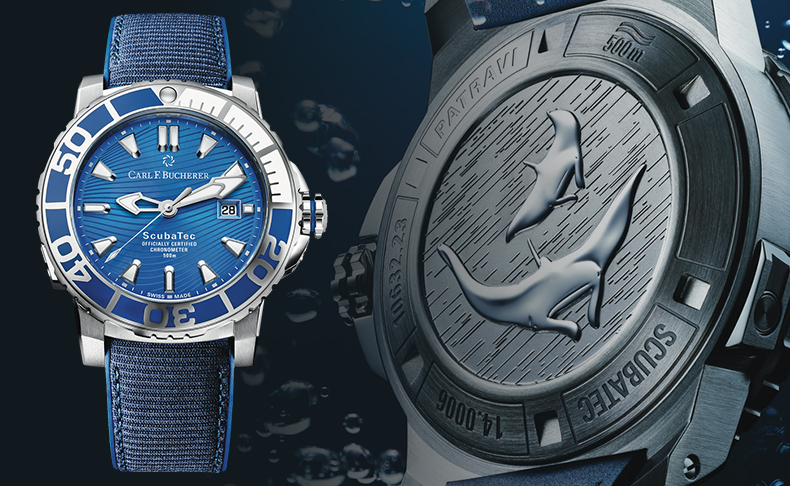 マンタが繋ぐ新たな関係 ～ カール F. ブヘラと一般財団法人沖縄美ら島財団。カール F. ブヘラのダイバーズウォッチをご購入の方に沖縄美ら海水族館の年間パスポートをプレゼント