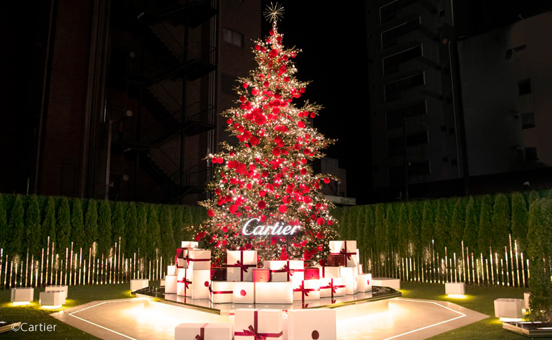 表参道交差点にCartier ”The Reflecting Garden”が誕生