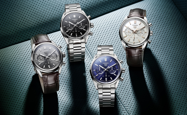 2020新作 初代レーシングクロノグラフをさらにラグジュアリーに昇華した、エレガントで印象的な4つの「タグ・ホイヤー カレラ キャリバー ホイヤー02 クロノグラフ」が登場