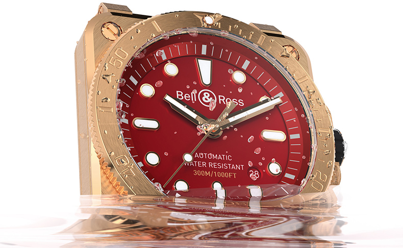 2020新作 日本に向けた特別な99本の限定モデル。ベル＆ロス「BR 03-92 DIVER BURGUNDY BRONZE」