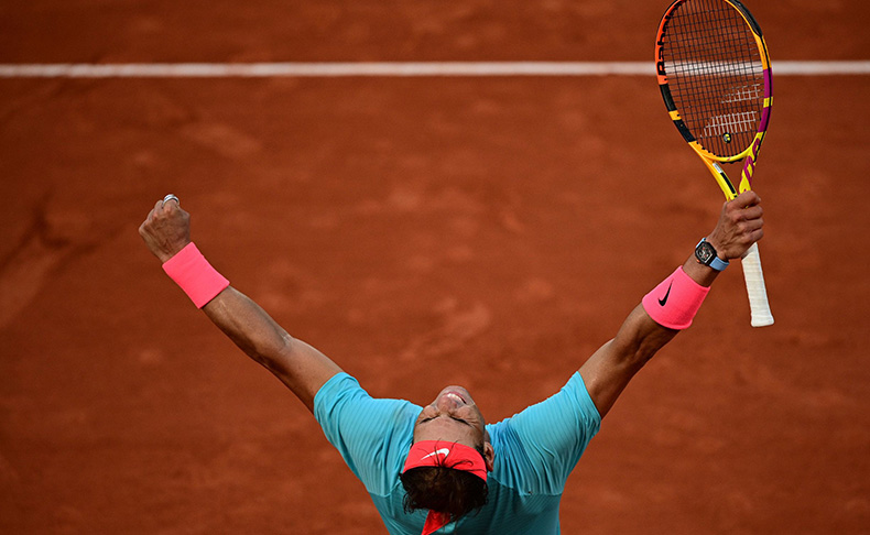 リシャール・ミルの最新作「RM 27-04 トゥールビヨン ラファエル・ナダル」を腕に着け、ラファがフレンチ オープン13回目の優勝の快進撃！