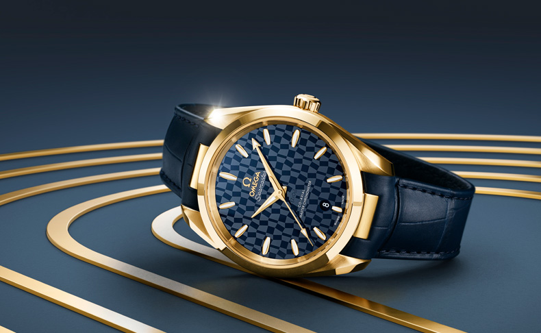 2021新作 輝く栄光に捧げるゴールドモデル。オメガ「シーマスター アクアテラ 東京2020 ゴールド エディション」