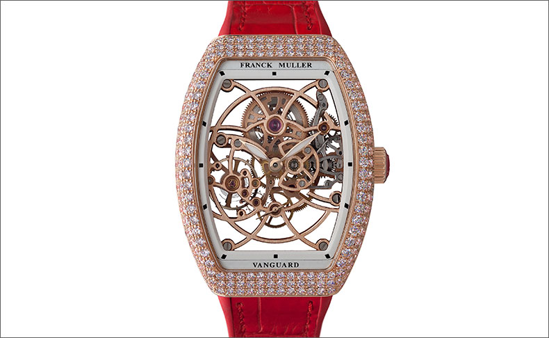 2021新作 洗練されたエレガントな個性を放つ。フランク ミュラー「ヴァンガード レディ スケルトン」