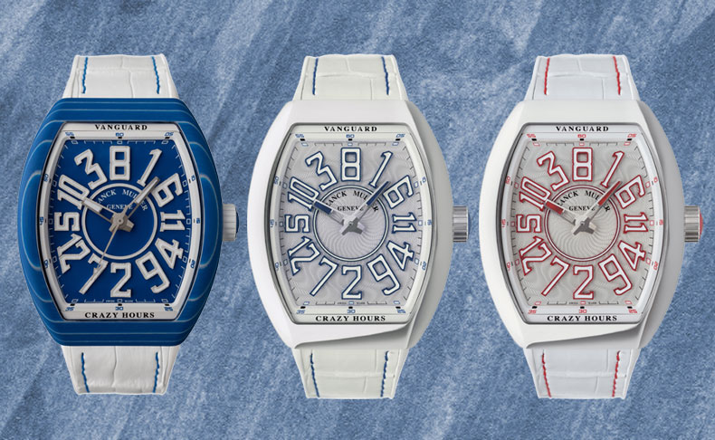 2020新作 映画のような非現実的な時の世界を描く、フランク ミュラー「ヴァンガード クレイジー アワーズ」に限定カラーの新作が登場