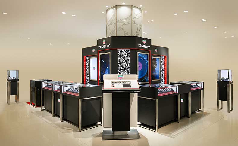 タグ・ホイヤーのアヴァンギャルドな世界観を表現した「タグ・ホイヤー 阪急うめだ本店」グランドオープン