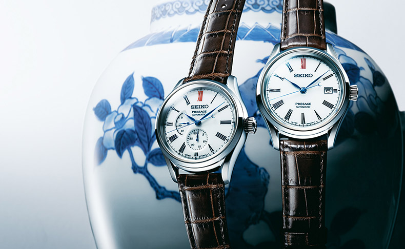 日本が世界に誇る磁器製造技術から生まれた『セイコー プレザージュ』の有田焼文字板