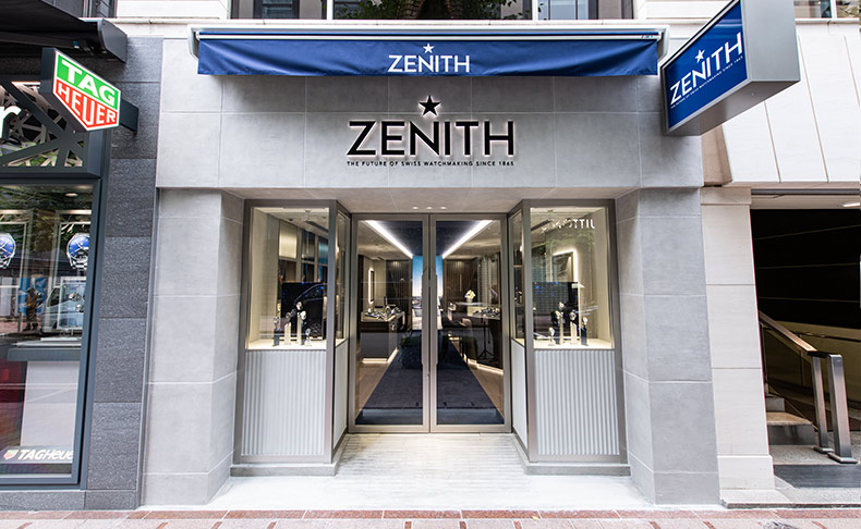 新しい「ゼニス ブティック銀座」で愉しむ“星空の下”での優雅な時計選び