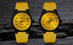 2025新作 マイスタージンガーがDLCケースとゴールデンイエローのサンバースト文字盤、そして初のレザーストラップを備えた限定版「カエノス」2モデルを発表