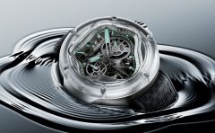 2025新作 芸術的な時計製造の流動的な進化。ウブロとダニエル・アーシャムが「MP-17 メカ-10 アーシャム スプラッシュ チタニウム サファイア」を発表