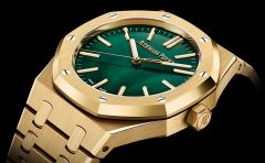 2026新作 オーデマ ピゲ「ロイヤル オーク オートマティック」より37mmと41mmのマラカイトダイヤルモデルが登場