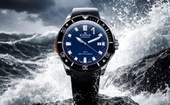 2026新作 デザイン、実用性、プロ仕様スペックを高次元で融合した新たなスタンダードダイバーズ。エドックス「クロノオフショア1 ベゼルロック デイト オートマティック」