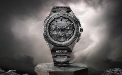 2026新作 シチズン アテッサより、オールブラックの力強いデザインに結晶チタニウムの個性が際立つ特別な限定モデル「Crystal Octagon（クリスタル オクタゴン）」が登場