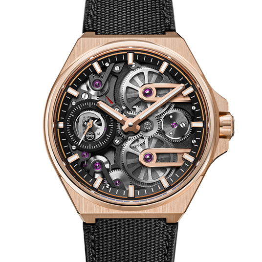 ワンウィーク スケルトン ローズゴールド