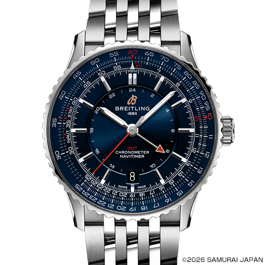 ナビタイマー オートマチック GMT 41 侍ジャパン リミテッド