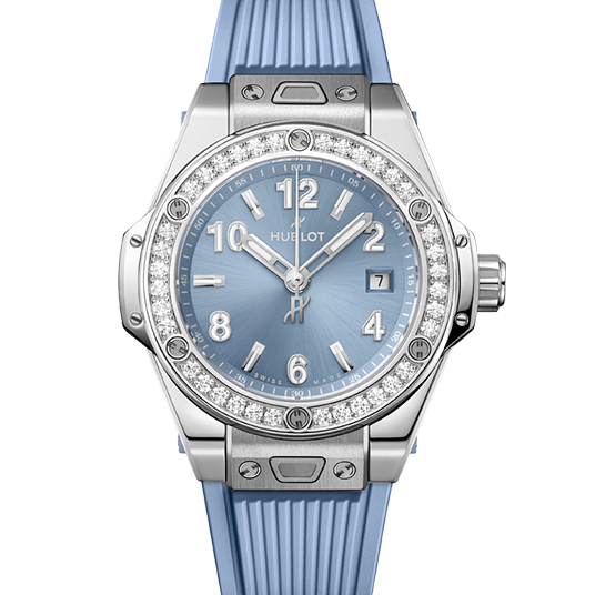 ビッグ・バン ワンクリック スチール コールブルー ダイヤモンド